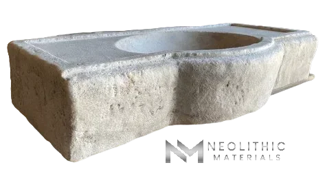 Antique Limestone Sink - Image 4